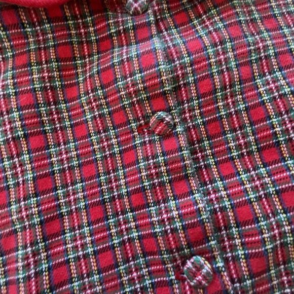 Strasburg red plaid dress size 6 - Picture 3 of 3